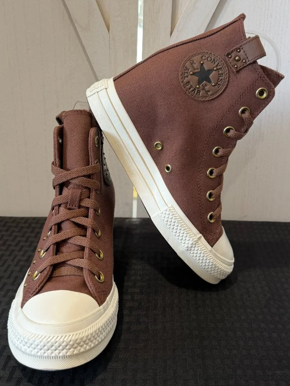 Converse Chuck Taylor All Star Studded Wedge Platform Sneaker